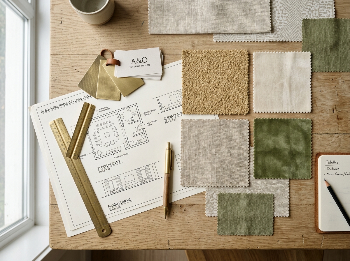 Fabric swatches and specification samples